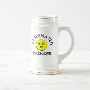 Chope À Bière Buveur indiqué Stein