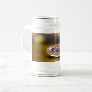 Chope À Bière Cadeau de dreidel de Hanukkah SlipperyJoe à base o