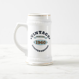 Chope À Bière Cadeaux d'anniversaire vintages personnalisés
