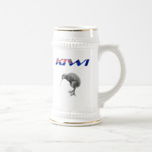 Chope À Bière Cadeaux de logo de drapeau de la Nouvelle Zélande