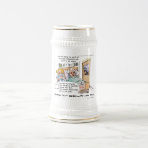 Chope À Bière Cadeaux drôles et satiriques Gov Scott Walker T-sh