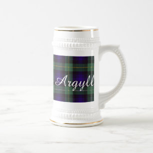 Chope À Bière Campbell de tartan d'écossais de plaid de clan