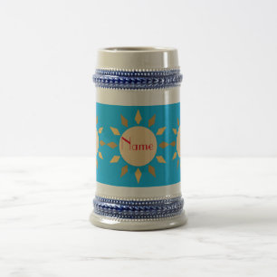 Chope À Bière Cercle solaire géométrique Thunder_Cove 