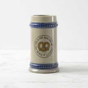 Chope À Bière Ces bretzels me rendent assoiffé