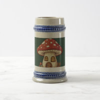Champignon Cottagecore Heureux Spontanément 