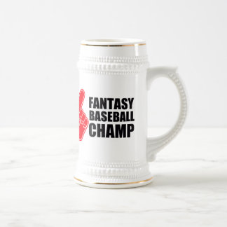 Chope À Bière Champion de base-ball d'imaginaire