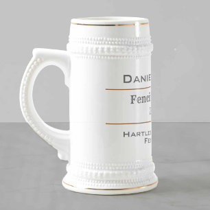 Chope À Bière Champion d'escrime