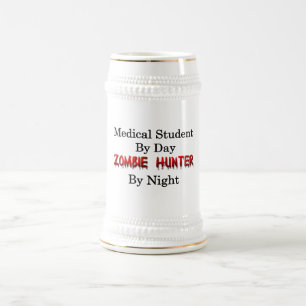 Chope À Bière Chasseur d'étudiant en médecine/zombi
