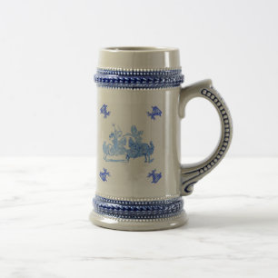 Chope À Bière Chevalier bleu néerlandais Joust
