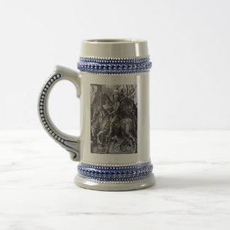 Chope À Bière Chevalier, mort et le stein de bière de diable