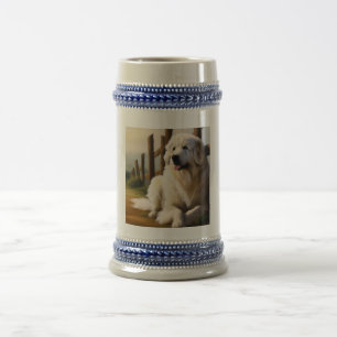 Chope À Bière Chien des Pyrénées