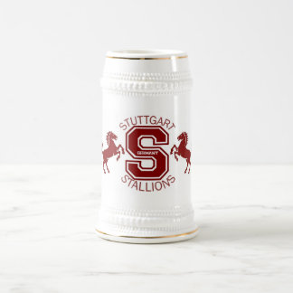 Chope À Bière Civière américaine Stein de lycée de Stuttgart