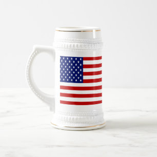 Chope À Bière Classique et Cool Drapeau Américain Patriotique