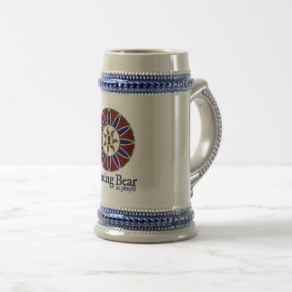 Chope À Bière Clôture de l'ours à la prière Stein