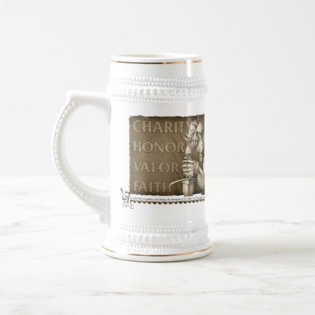 Chope À Bière Code de chevalerie (Gauche)