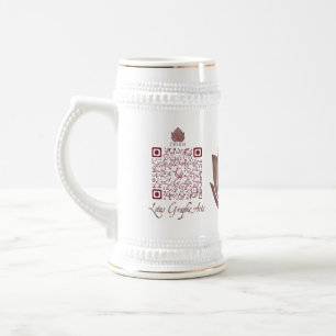 Chope À Bière Code QR pour un usage polyvalent