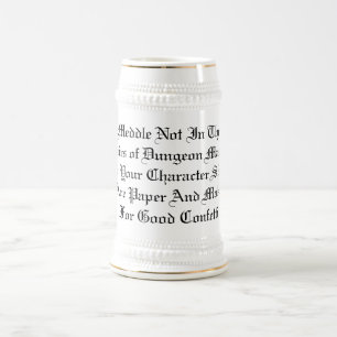 Chope À Bière Colère pas le DM