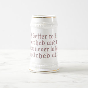 Chope À Bière Contracté et perdu…