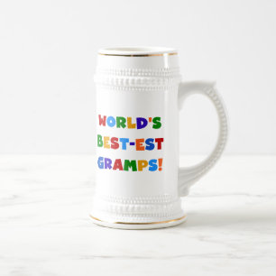 Chope À Bière Couleurs vives Meilleurs Cadeaux Gramps du monde