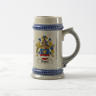 Chope À Bière Crête Stein de famille de Bauer