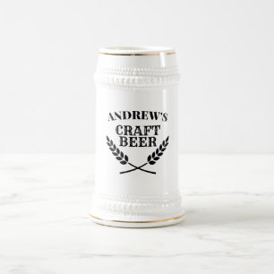 Chope À Bière Cruche à bière personnalisée pour brasseur amateur