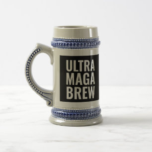 CHOPE À BIÈRE DAD ULTRA MAGA TRUMP BREW BEER STEIN
