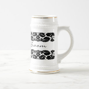 Chope À Bière Damask Black Stein