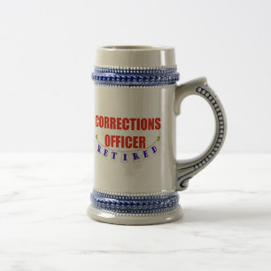 CHOPE À BIÈRE DIRIGEANT DE CORRECTIONS RETRAITÉ