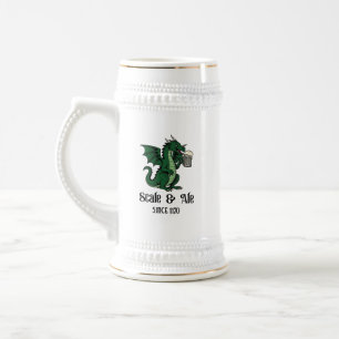 Chope À Bière Dragon Buveur de Bière