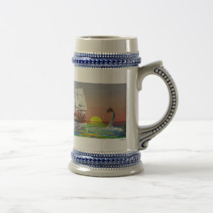 Chope À Bière Dragon mystique Stein de mer par Lang Solurson