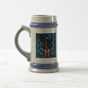 Chope À Bière Drapeau américain patriotique