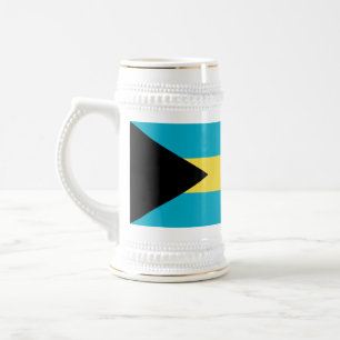 Chope À Bière Drapeau bahamien
