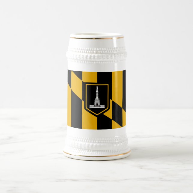 Chope À Bière Drapeau Baltimore (Centre)