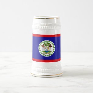 Chope À Bière Drapeau bélizien