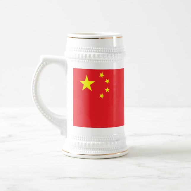 Chope À Bière Drapeau Chinois (Gauche)