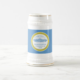 Chope À Bière Drapeau de Boston