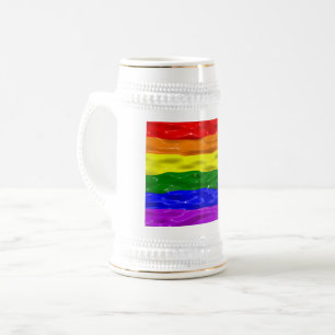 Chope À Bière Drapeau de fierté de SlipperyJoe's vernis liquide