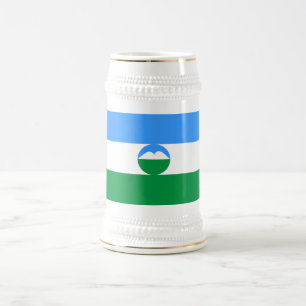 Chope À Bière Drapeau de Kabardino-Balkarie
