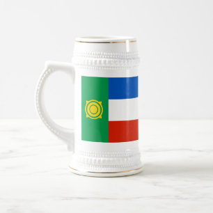 Chope À Bière Drapeau de Khakassie