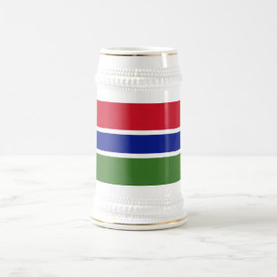Chope À Bière Drapeau de la Gambie