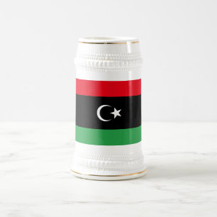 Chope À Bière Drapeau de la Libye