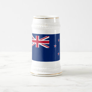 Chope À Bière Drapeau de la Nouvelle-Zélande