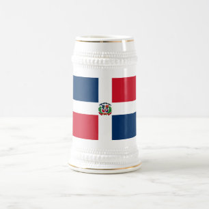 Chope À Bière Drapeau de la République dominicaine