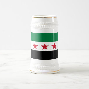 Chope À Bière Drapeau de la Syrie