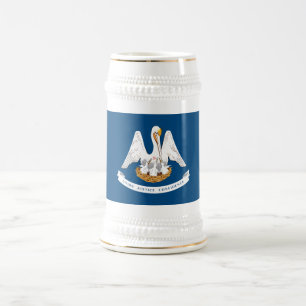 Chope À Bière Drapeau de l'État de Louisiane