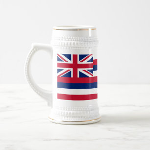 Chope À Bière Drapeau de l'État d'Hawaii