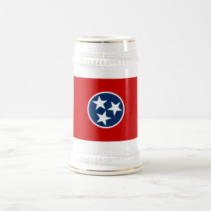 Chope À Bière Drapeau de l'État du Tennessee