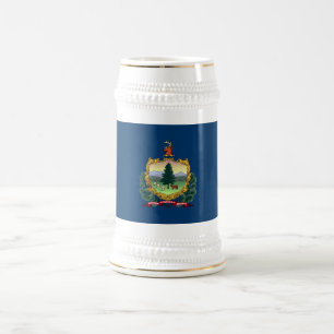 Chope À Bière Drapeau de l'État du Vermont
