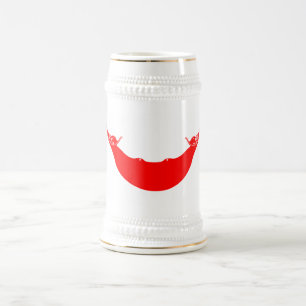 Chope À Bière Drapeau de l'île de Pâques