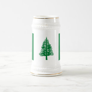 Chope À Bière Drapeau de l'île Norfolk